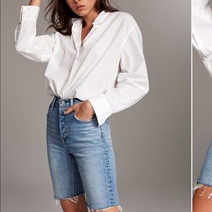 Aritzia Denim Forum Bermuda / Bicycle Shorts